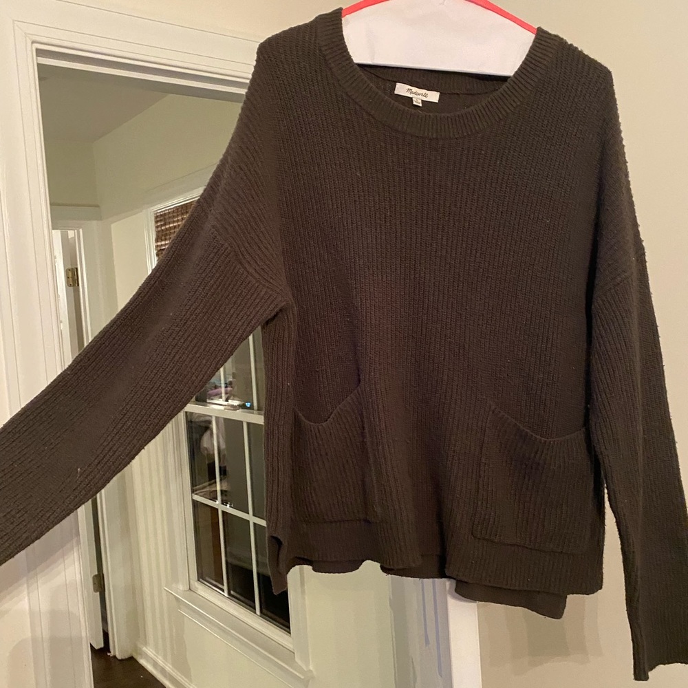 Olive green Madewell sweater